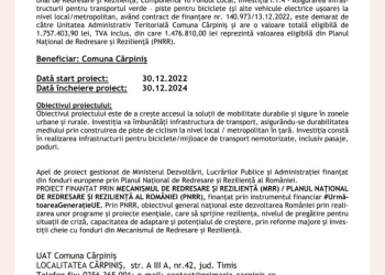 PNRR: Fonduri pentru România modernă și reformată!