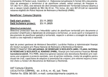 PNRR: Fonduri pentru România modernă și reformată!