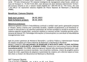 PNRR: Fonduri pentru România modernă și reformată!