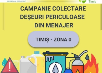RETIM și ADID Timiș  preiau gratuită deșeurile periculoase din menajer