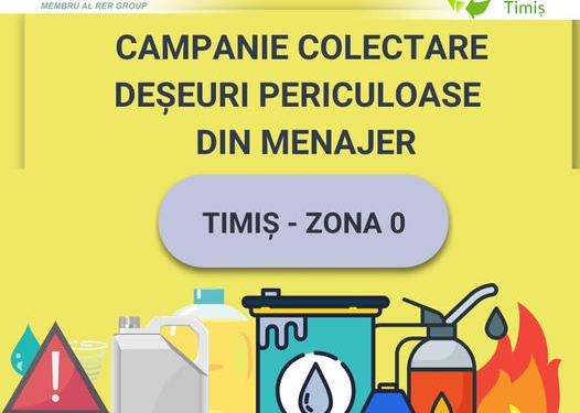 RETIM și ADID Timiș  preiau gratuită deșeurile periculoase din menajer