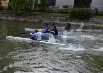 Concursuri de kaiac-canoe și bărci dragon pe Bega, la Timișoara, în acest sfârșit de săptămână