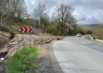 Măsuri urgente luate pe drumul rupt care leagă Oltenia de Banat