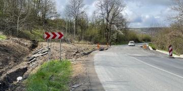 Măsuri urgente luate pe drumul rupt care leagă Oltenia de Banat