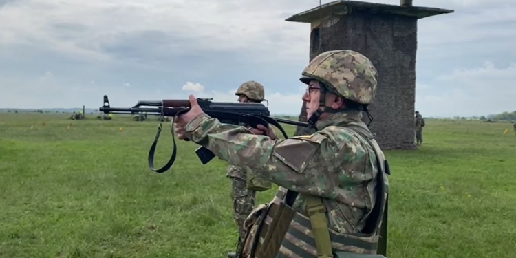 VIDEO Rezerviști din Timiș, mobilizați! Exerciții organizate în județ