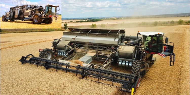 Cel mai mare utilaj agricol din lume, adus în vestul țării, de Maxagro