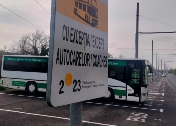 Să vină turiștii! S-au amenajat 26 de locuri de parcare pentru autocare la intrarea în Timișoara