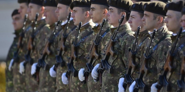 Ceremonie militară cu ocazia Zilei Forțelor Terestre Române, la Timișoara
