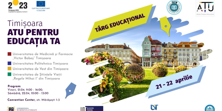 Universitățile din Timișoara se prezintă! Târg educațional pentru liceeni