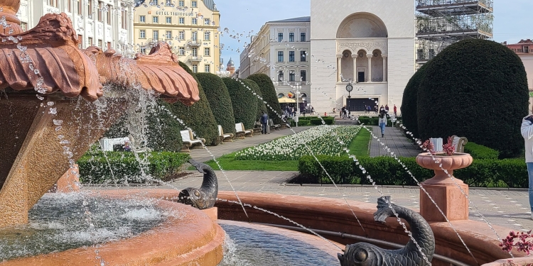 Firma care a reabilitat Fântâna cu Pești, penalizare uriașă pentru întârzieri