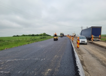 Se deschide circulația pe porțiunea parțial modernizată din DJ 691, în zona nodului cu A1 de la Giarmata