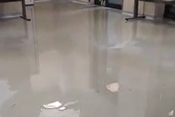 VIDEO UPU de la Spitalul Județean din Timișoara, inundată!