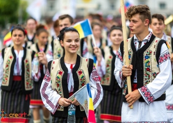 Sărbătoarea costumului tradițional într-o comună din Timiș