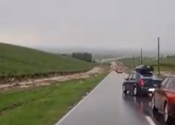 VIDEO Potopul de pe colinele Recașului! Dezastrul lăsat de ploaia torențială