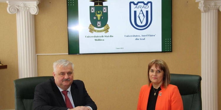 Universitatea de Stat din Moldova, partener al Universității „Aurel Vlaicu” din Arad