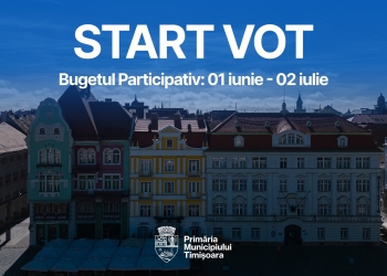 Timișorenii decid! A început votarea pentru bugetul participativ