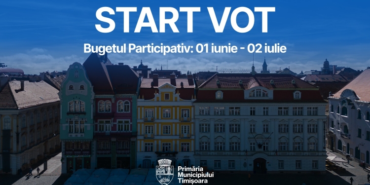 Timișorenii decid! A început votarea pentru bugetul participativ