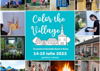 Se pregătește partea a doua a Color the Village, la Valeapai. Patru case vor fi zugrăvite de voluntari