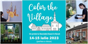 Se pregătește partea a doua a Color the Village, la Valeapai. Patru case vor fi zugrăvite de voluntari