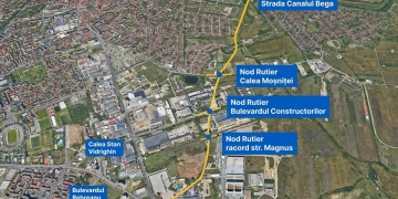 Studiul de fezabilitate, finalizat pentru un tronson important din inelul IV de circulație al Timișoarei