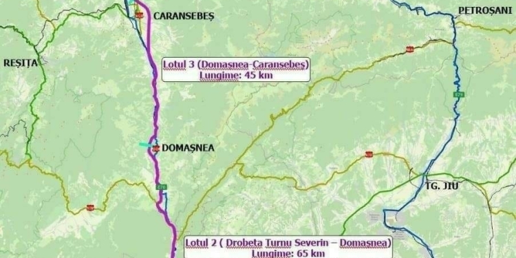 Poate începe proiectarea și pentru ultimul din cele 4 loturi ale drumului de mare viteză Filiași – Lugoj