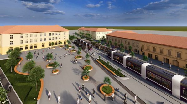FOTO. Se pregătește regenerarea urbană a Pieței Mocioni. Conceptul va fi prezentat public