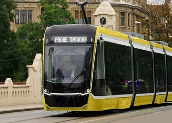 Încă două tramvaie fabricate în Turcia, în probe pe străzile Timișoarei