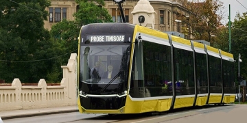 Încă două tramvaie fabricate în Turcia, în probe pe străzile Timișoarei
