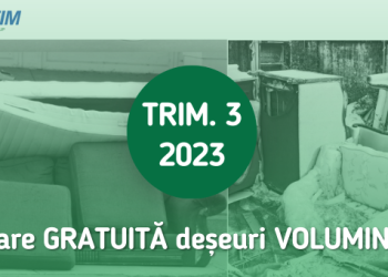 A început o nouă campanie de colectare gratuită a deșeurilor voluminoase în Timiș