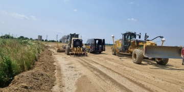 Au început lucrările pregătitoare pe șantierul centurii de sud a Timișoarei