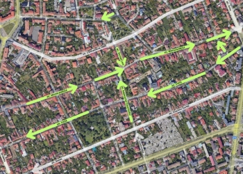 Modificări de sensuri în cartierul Elisabetin! Se realizează un nou culoar velo