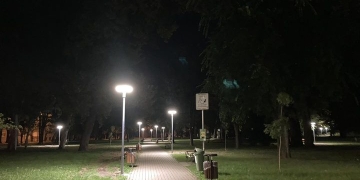 În sfârșit, s-a făcut lumină în Parcul Justiției