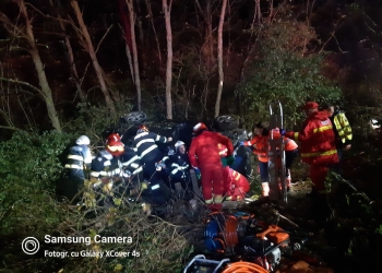 Patru tineri răniți, după ce mașina în care se aflau s-a răsturnat, în Timiș. Șoferul era beat și nu avea permis