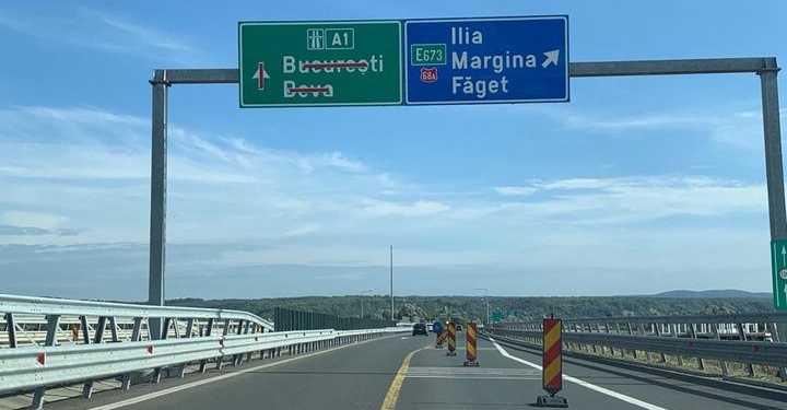 Traficul pe o porțiune din Autostrada Vestului, închis vineri noapte