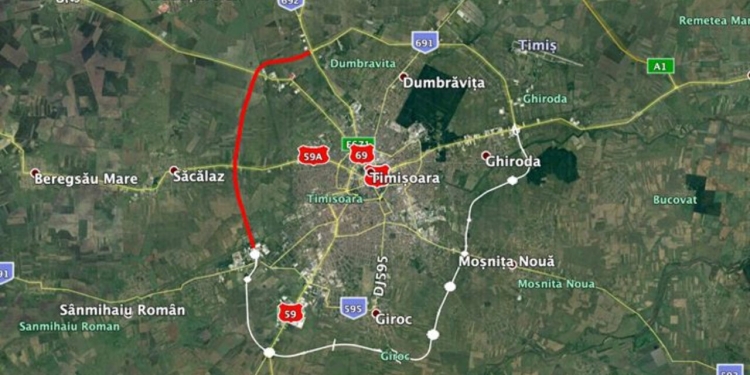 Centura de vest a Timișoarei, în scurt timp la licitație