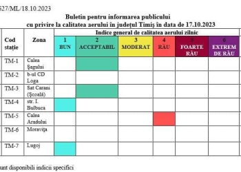 Calea Aradului, cea mai poluată zonă din Timiș