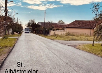 Continuă asfaltările în cartierele timișorene Kuncz și Plopi