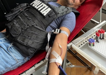 Polițiștii timișeni au donat sânge pentru copiii bolnavi