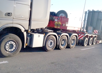 Verificări la camioanele care circulă pe drumurile județene din Timiș! S-a lăsat cu amenzi