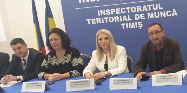 Inspectoratul Teritorial de Muncă, întâlnire de lucru cu angajatorii din Timiș FOTO