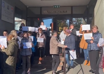 A doua zi de proteste la Casa Județeană de Pensii Timiș