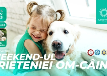 Târg de adopții canine și discuții cu specialiști chinologi, la Iulius Town Timișoara