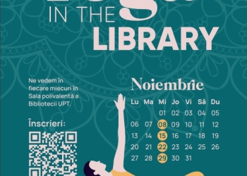 La bibliotecă se face și yoga! UPT organizează cursuri de relaxare