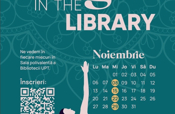 La bibliotecă se face și yoga! UPT organizează cursuri de relaxare