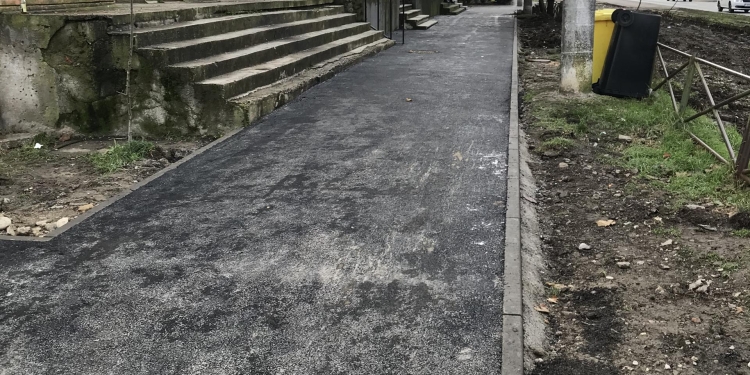 Trotuarele de pe strada Polonă din Timișoara, refăcute!