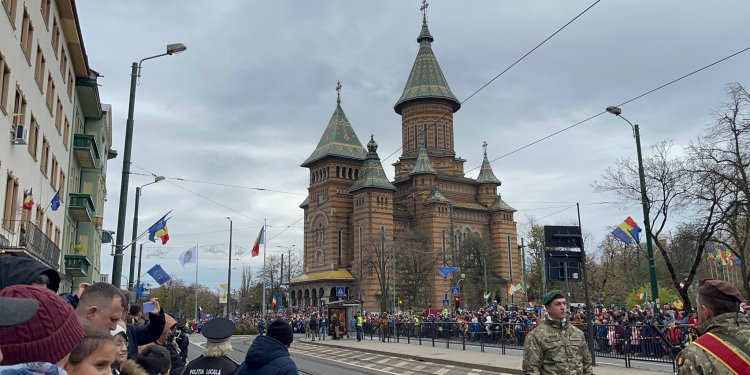 Mii de participanți la evenimentele organizate de Ziua Națională, la Timișoara