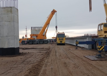 Ultimele lucrări din acest an pe șantierul centurii de sud a Timișoarei FOTO