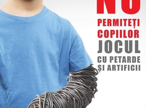 Pompierii din Timiș: Nu permiteți jocul copiilor cu petarde sau artificii