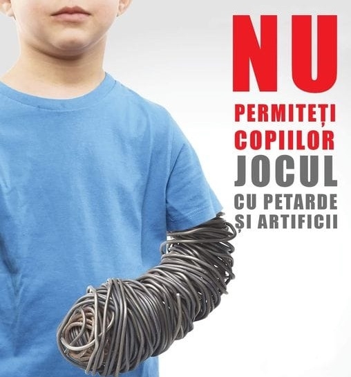 Pompierii din Timiș: Nu permiteți jocul copiilor cu petarde sau artificii