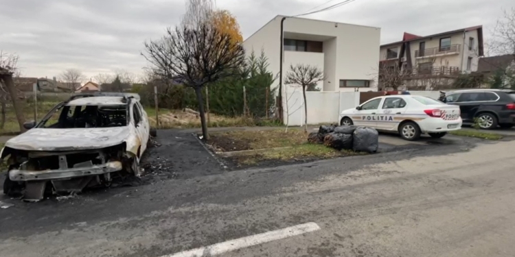„Cosa Nostra” de Timișoara! Mașina directorului de la Piețe S.A., incendiată de persoane necunoscute